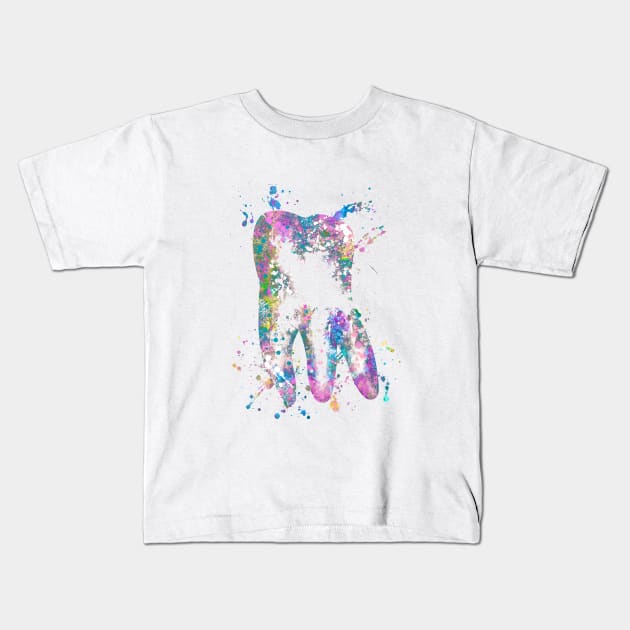 Tooth Kids T-Shirt by RosaliArt